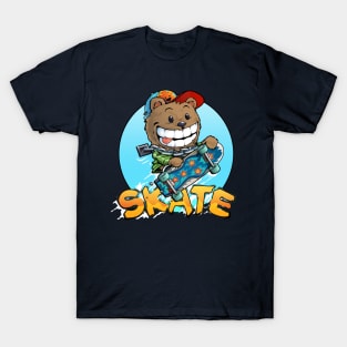 Bear skateboard T-Shirt